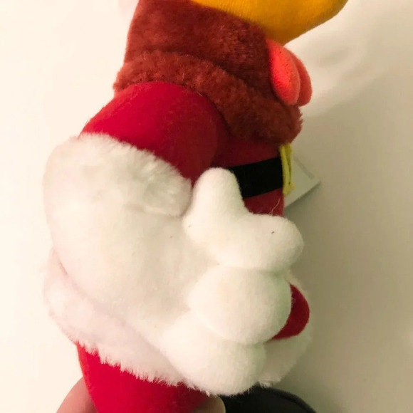 Vtg 1997 ACE Looney Tunes  Foghorn Leghorn Plush 11 Inch Stuffed Plush Toy Santa - Picture 15 of 16